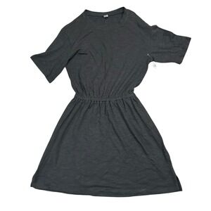 Old Navy Waist Defined Slub Dress Womens XS Gray New with Tags (Defect)